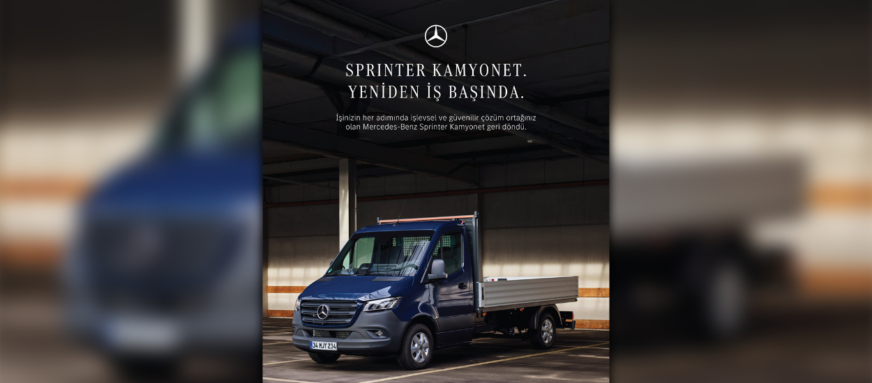 Mercedes-Benz Sprinter, kamyonet olarak yeniden Türkiye’de